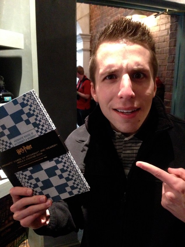 Harry Potter merchandise notebook