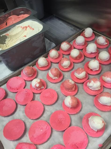 Macaron Ice Cream Sandwiches