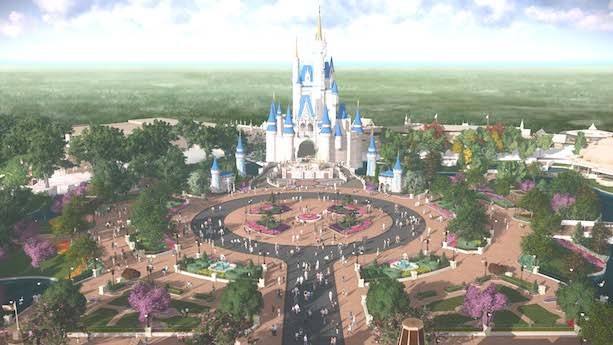 Magic Kingdom Hub Concept Art
