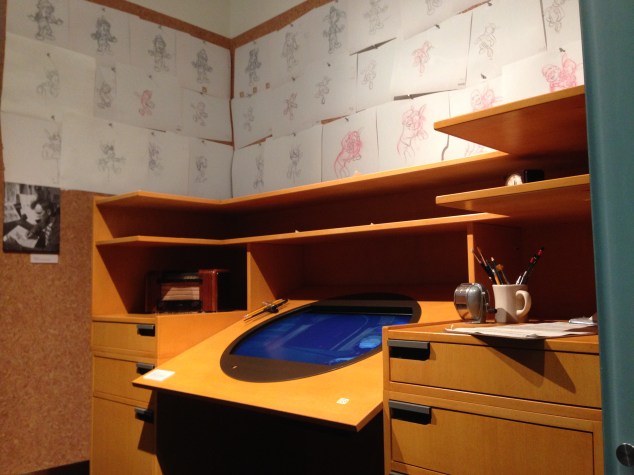 An animator's workspace