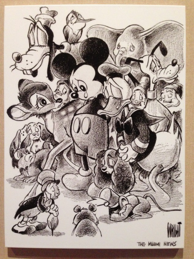 Cartoons released the day of Walt's death