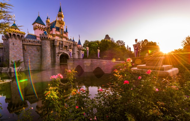 Sleeping Beauty Castle Dawn