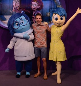 Derek with Joy and Sadness